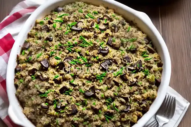 Leek and Wild Mushroom Stuffing