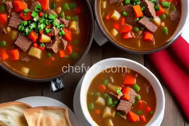 Leftover Beef Vegetable Soup