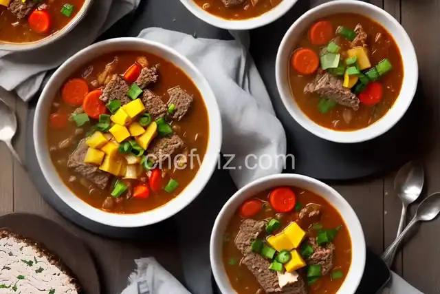 Leftover Meatloaf Soup