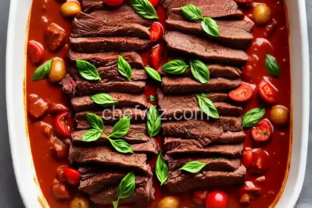 Leftover Roast Beef in Tomato Sauce