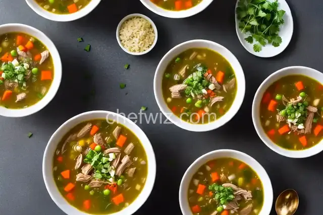 Leftover Roast Turkey Soup Recipe