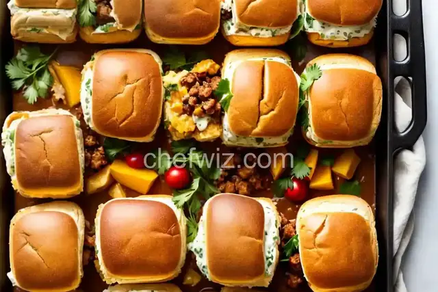 Leftover Thanksgiving Pull-Apart Sliders