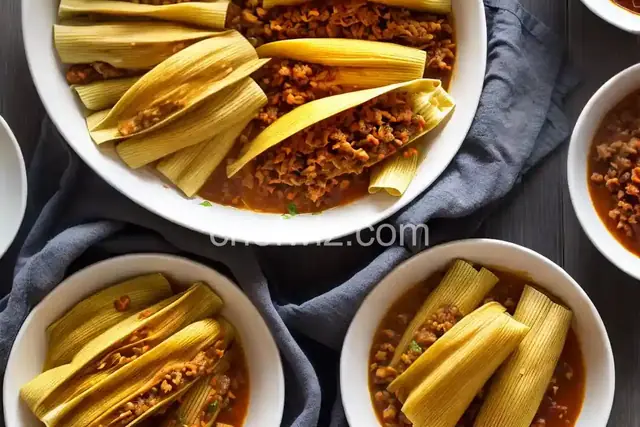 Leftover Turkey Tamales