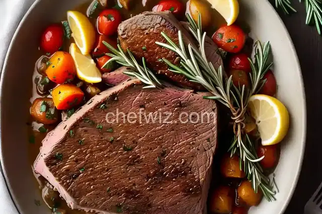 Leg of Lamb With Garlic and Rosemary