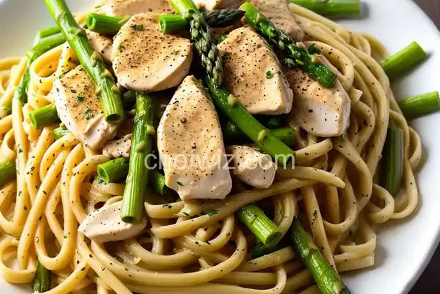 Lemon Asparagus Chicken Pasta