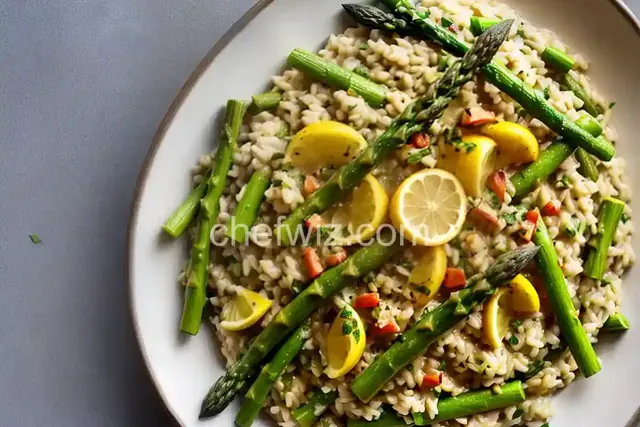 Lemon Asparagus Risotto