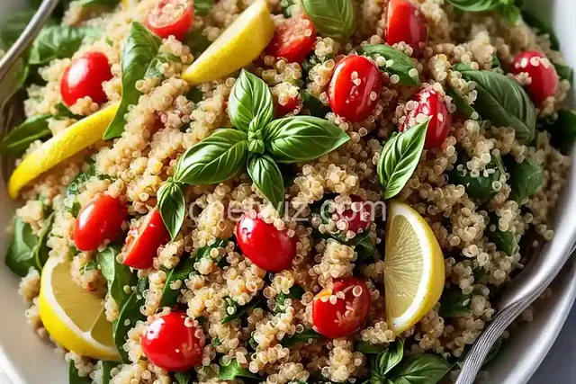 Lemon-Basil Quinoa Salad