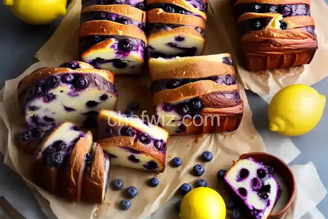 Lemon Blueberry Babka