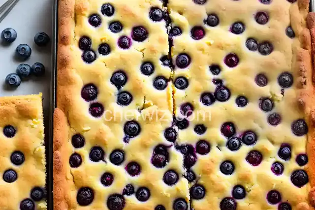 Lemon-Blueberry Blondie Bars