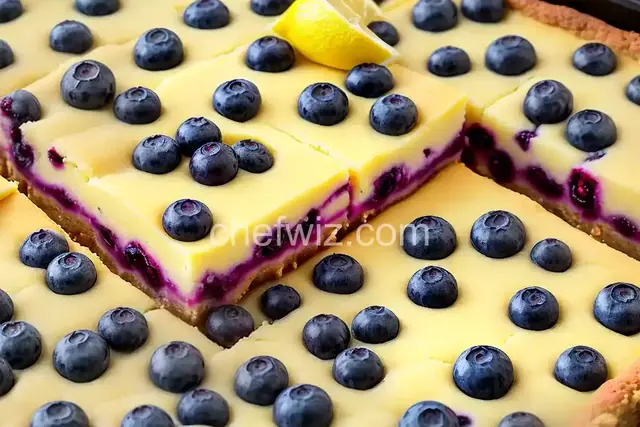 Lemon Blueberry Cheesecake Bars