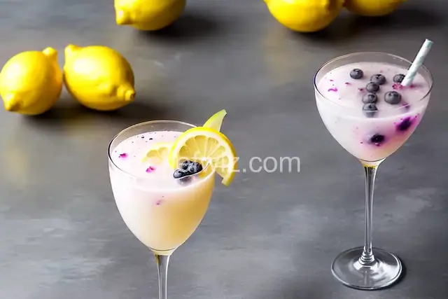 Lemon Blueberry Daiquiri