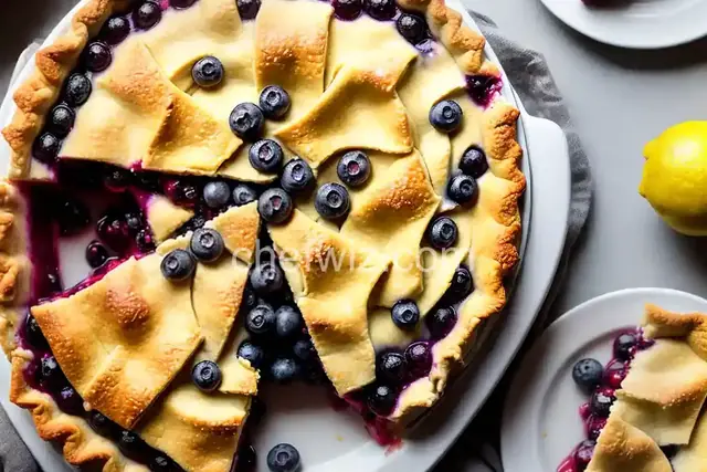 Lemon Blueberry Pie