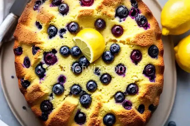 Lemon-Blueberry Pound Cake