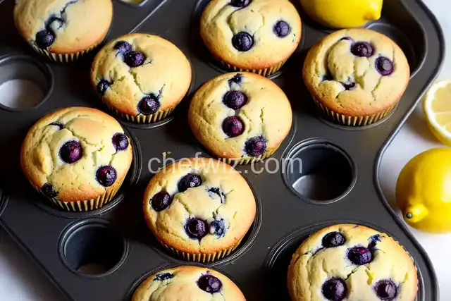 Lemon-Blueberry Protein Muffins