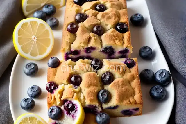 Lemon Blueberry Snack Cake
