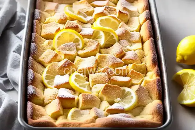 Lemon Bread Pudding