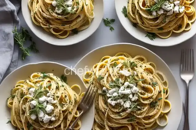Lemon Butter Herb Pasta