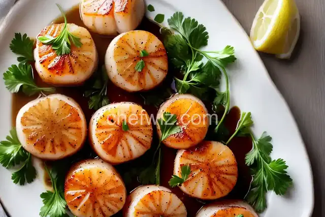Lemon Buttered Seared Scallops