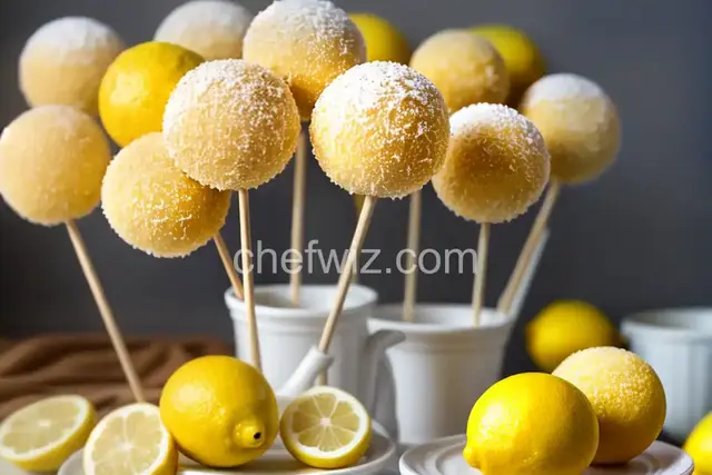 Lemon Cake Pops from Scratch