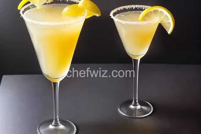Lemon Champagne Cocktail