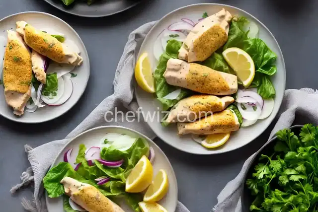 Lemon Chicken Wraps