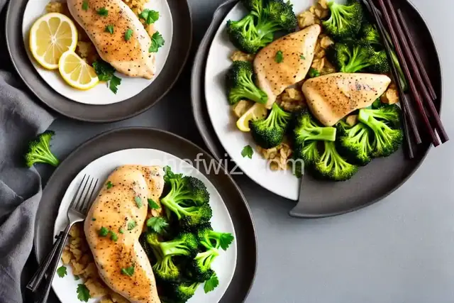 Lemon Chicken with Broccoli & Bow Ties