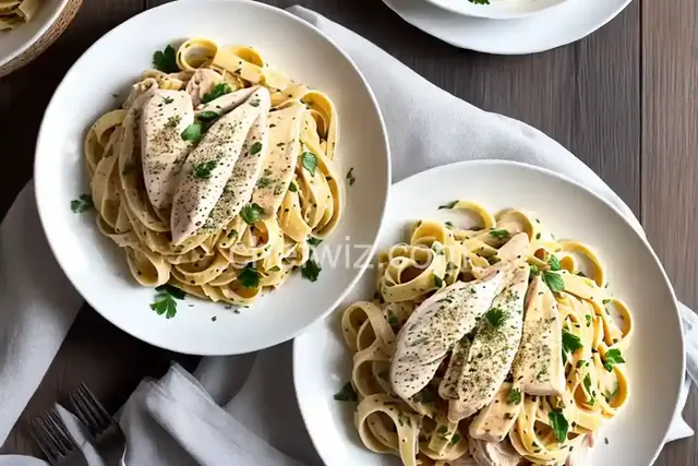 Lemon Cream Pasta with Chicken