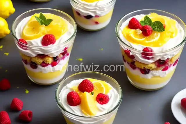 Lemon Curd Trifle with Fresh Berries
