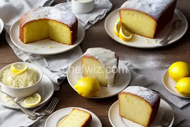 Lemon-Elderflower Pound Cake