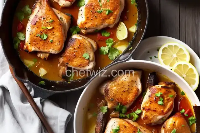 Lemon-Garlic Chicken Thighs