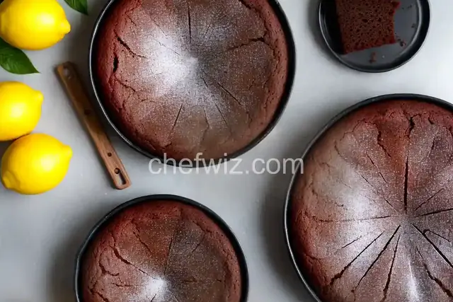 Lemon Ginger Molasses Cake
