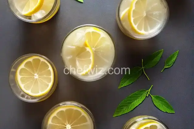 Lemon, Ginger, and Cinnamon Flavored Water