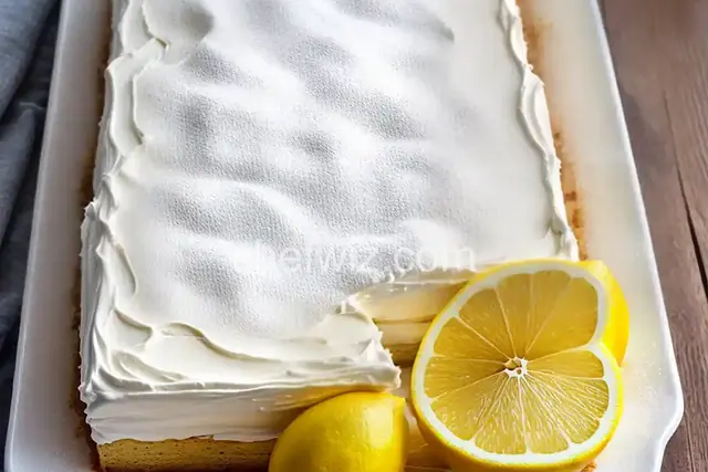 Lemon Ice Box Cake
