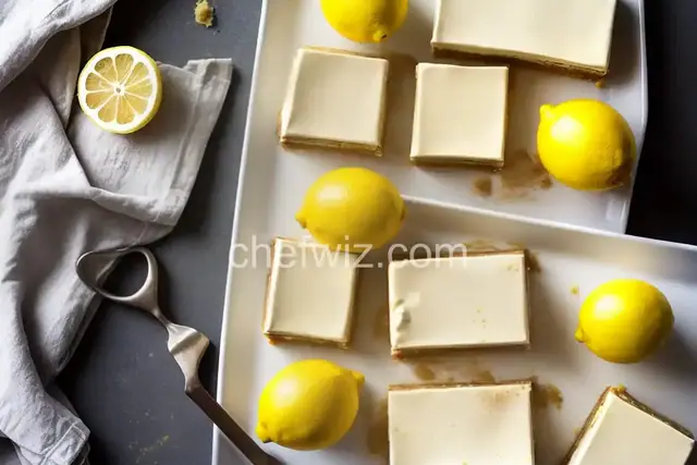 Lemon Ice Cream Bars