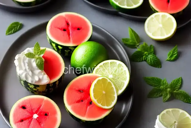 Lemon-Lime Watermelon Shots