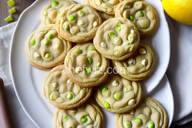 Lemon Lime White Chocolate Chip Cookies