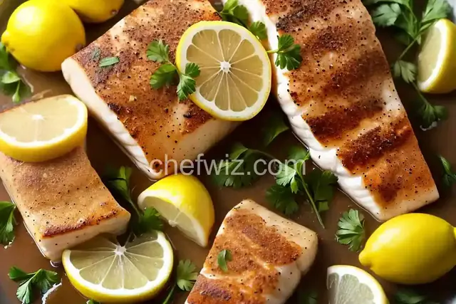 Lemon-Marinated Halibut Recipe