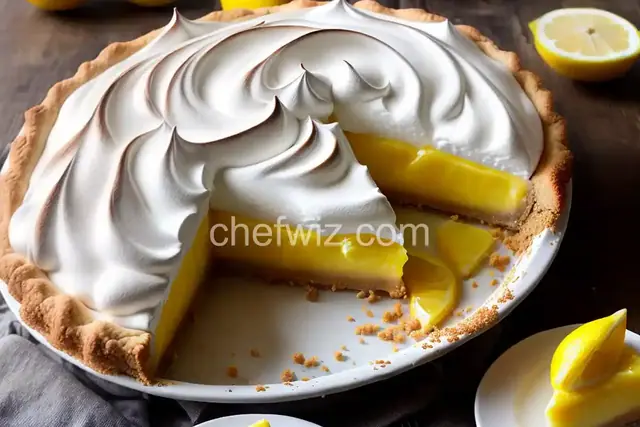 Lemon Meringue Pie with Graham Crust