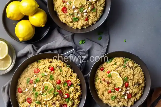 Lemon Orzo