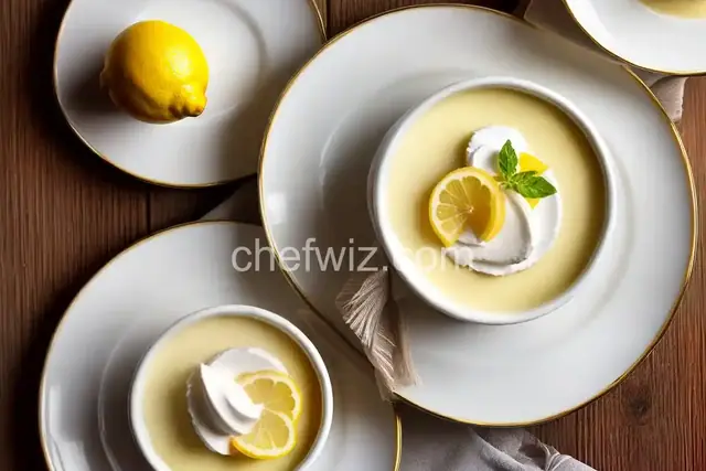 Lemon Panna Cotta with Lemon Marmalade