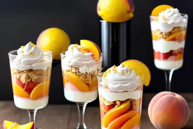 Lemon Peach Parfaits