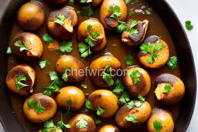 Lemon-Pepper Mushrooms