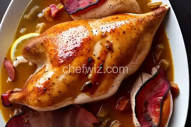 Lemon-Pepper Turkey with Bacon Gravy