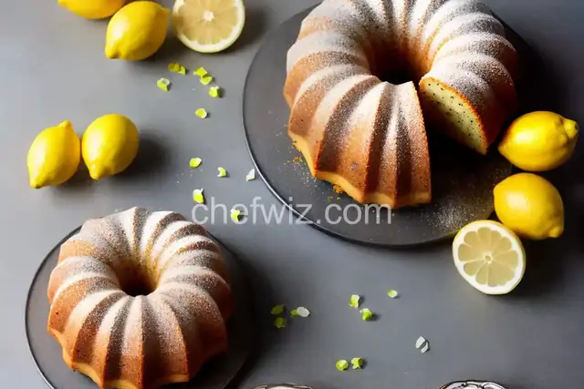 Lemon Poppy Seed Bundt Cake
