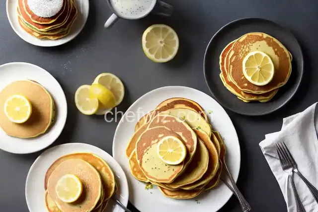 Lemon Poppy Seed Pancakes