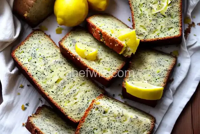 Lemon Poppy Seed Zucchini Bread