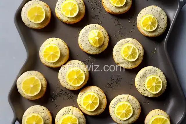 Lemon Poppyseed Mini Scones