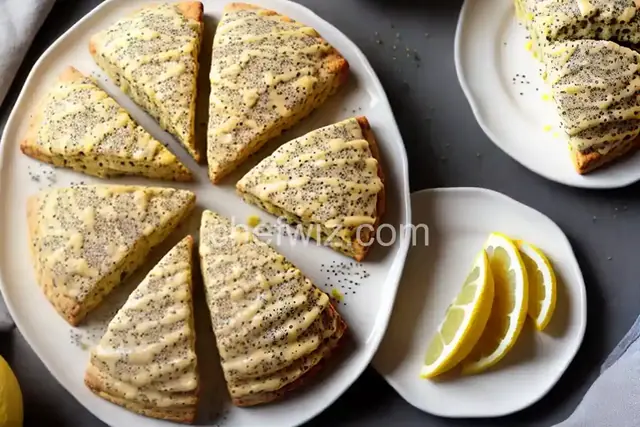 Lemon Poppyseed Scones