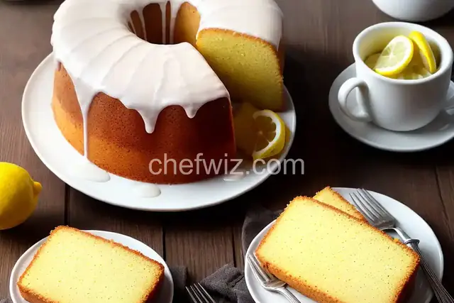 Lemon Pound Cake II