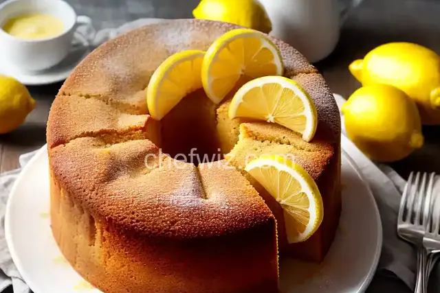 Lemon Pound Cake I